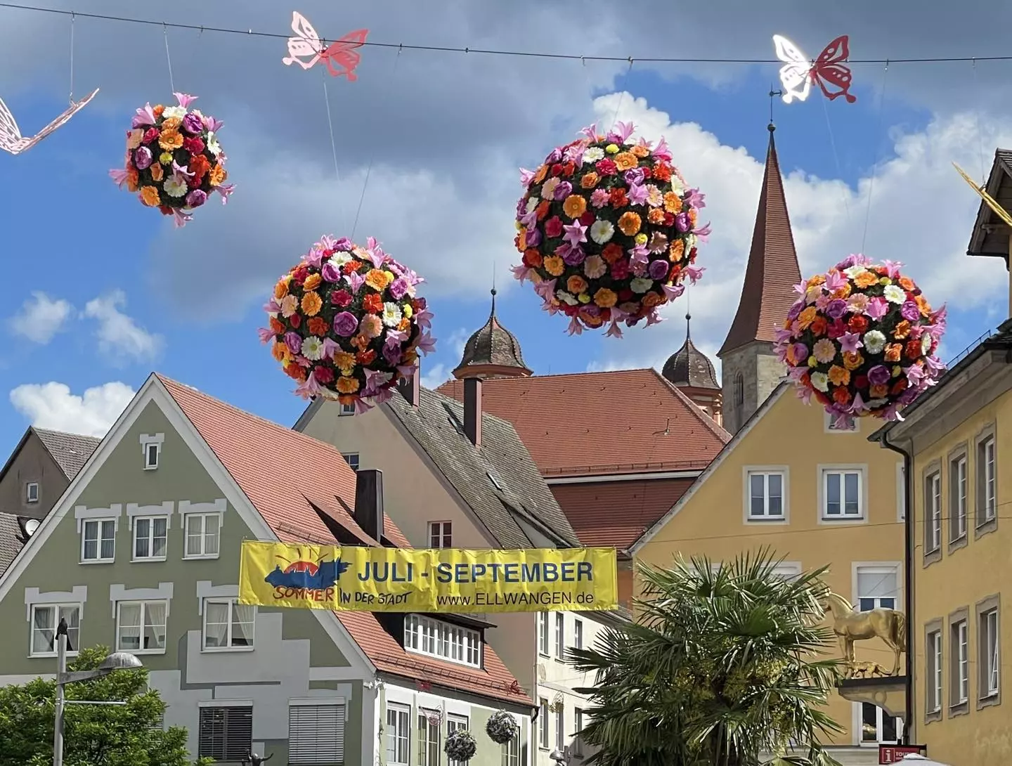 Flowerballs in der Marienstraße